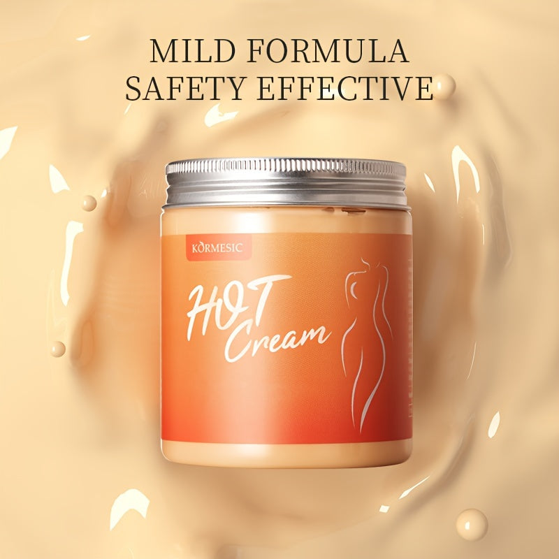 KORMESIC Hot Cream 250g - Unisex-adult, Alcohol-Free, Fast-Drying, Glycerin-Rich for Combination Skin, Unscented with Dimethicone, Compact Skin Effect
