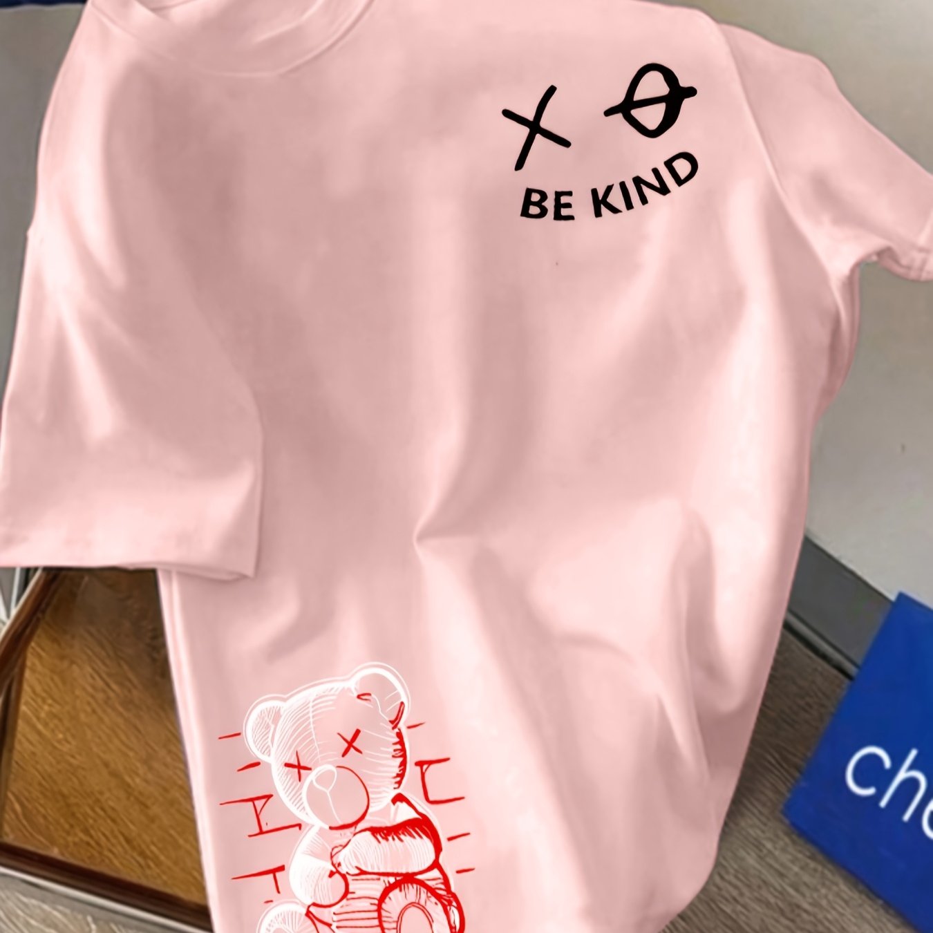 Kids' Summer Casual Crew Neck T-Shirt, Polyester 100% Knitted Fabric with Slight Stretch, Regular Fit with Alphabet Pattern, Boys' Short Sleeve Top for Outdoor Activities