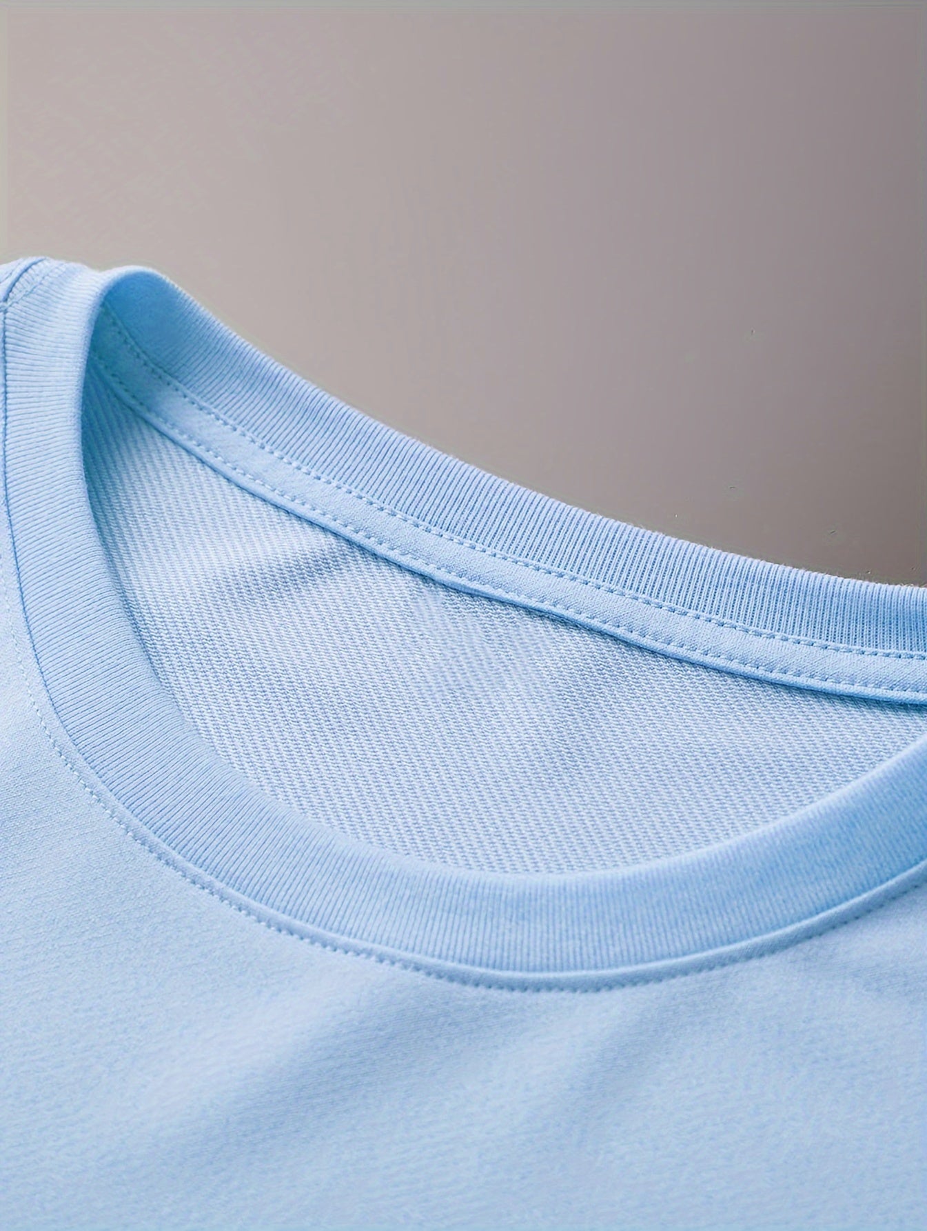 Kids' Summer Casual Crew Neck T-Shirt, Polyester 100% Knitted Fabric with Slight Stretch, Regular Fit with Alphabet Pattern, Boys' Short Sleeve Top for Outdoor Activities