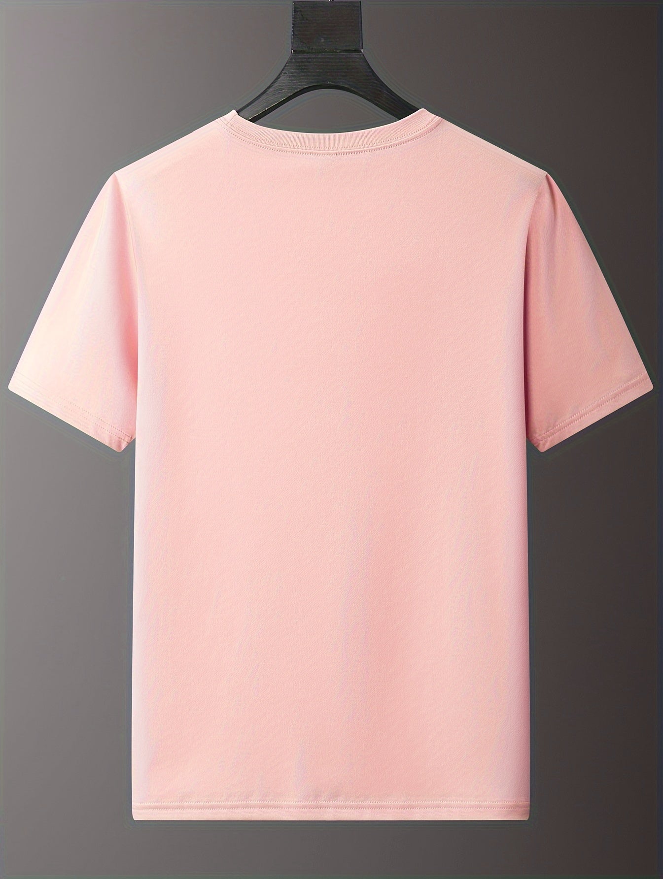 Kids' Summer Casual Crew Neck T-Shirt, Polyester 100% Knitted Fabric with Slight Stretch, Regular Fit with Alphabet Pattern, Boys' Short Sleeve Top for Outdoor Activities