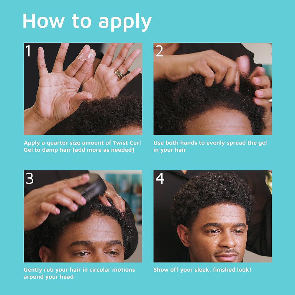 Biotin Twist Curl Gel - Hydrating Styling Formula for Stronger, Healthier Hair | Defines & Moisturizes