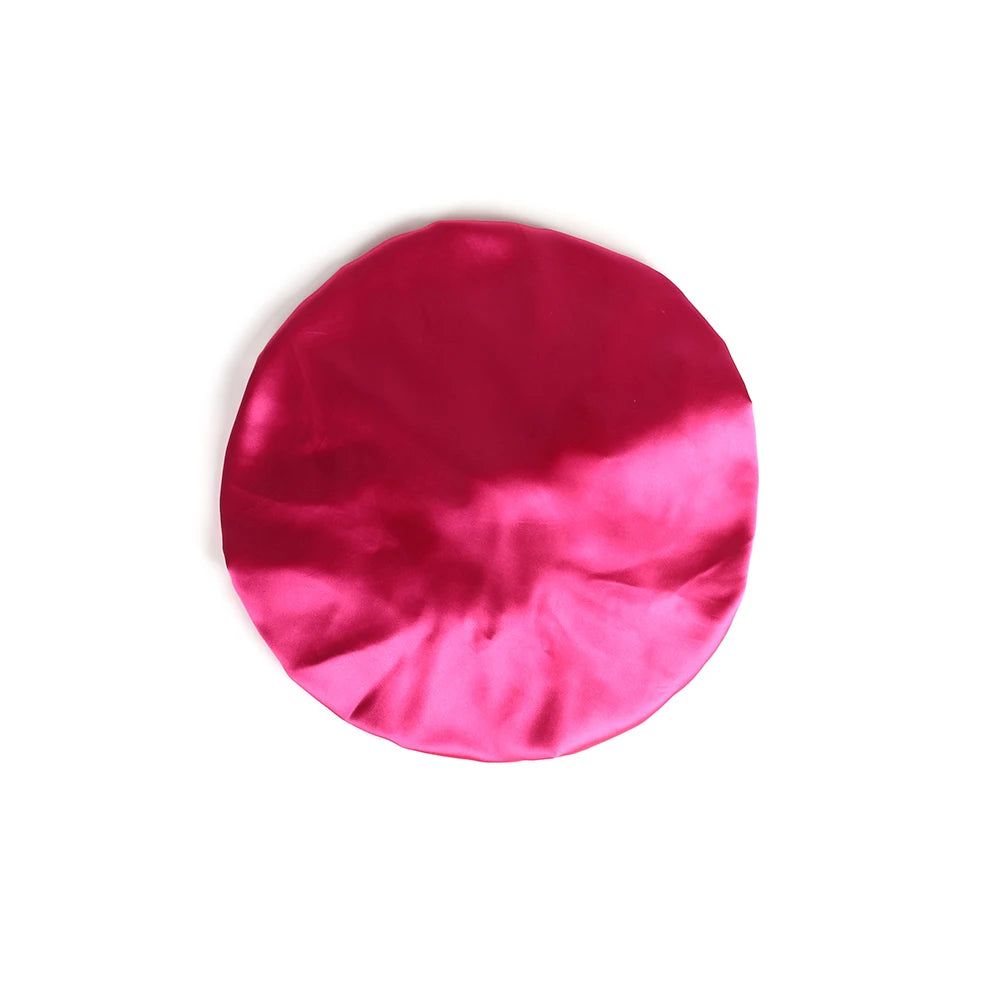 Bonnet‘s for Mam & Baby High-Quality Satin Bonnet Cap Double Layer Silky Big Bonnet for Lady Sleep Cap Head Wrap