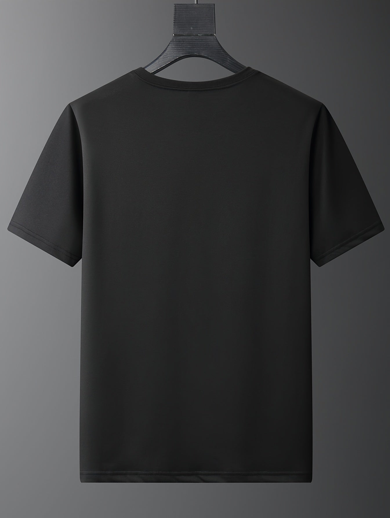 Kids' Summer Casual Crew Neck T-Shirt, Polyester 100% Knitted Fabric with Slight Stretch, Regular Fit with Alphabet Pattern, Boys' Short Sleeve Top for Outdoor Activities