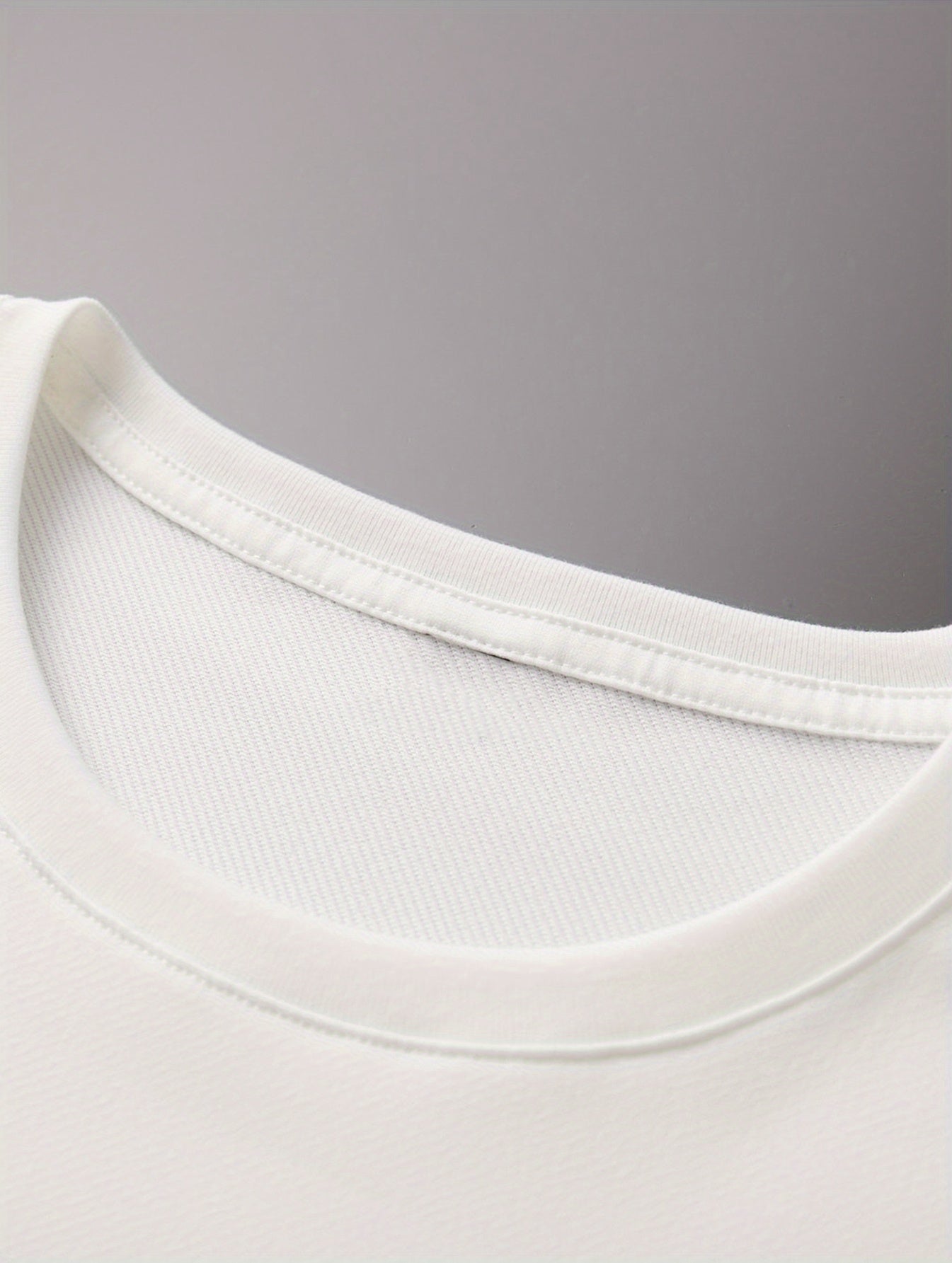 Kids' Summer Casual Crew Neck T-Shirt, Polyester 100% Knitted Fabric with Slight Stretch, Regular Fit with Alphabet Pattern, Boys' Short Sleeve Top for Outdoor Activities