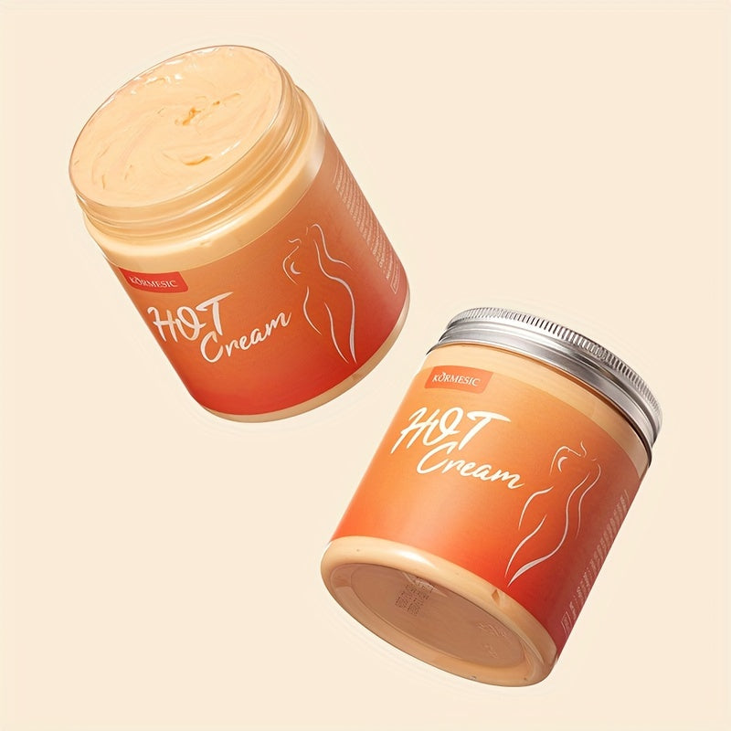 KORMESIC Hot Cream 250g - Unisex-adult, Alcohol-Free, Fast-Drying, Glycerin-Rich for Combination Skin, Unscented with Dimethicone, Compact Skin Effect