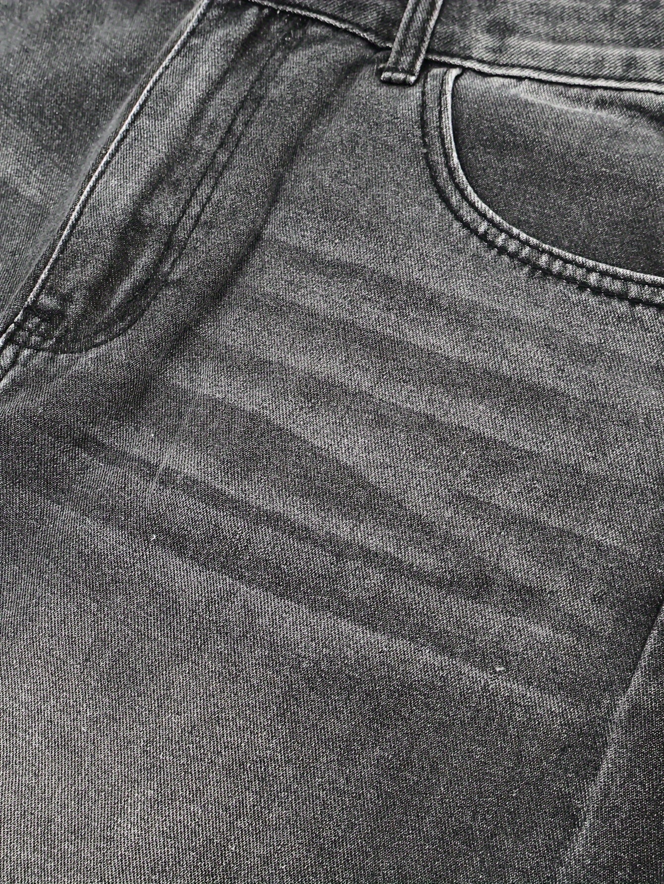 Men's Casual Ripped Jeans, Chic Street Style Loose Fit Denim Pants